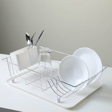 ASTER-FORM CORP Dish Drying Rack, Dish Racks For Kitchen Counter With  Utensil Holder, Dish Drainers For Kitchen Counter With Drainboard